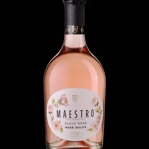 Maestro spumant SUAVE ROSÉ, ROZ DULCE