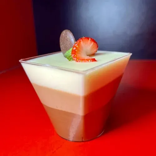 Mousse de 3 chocolates